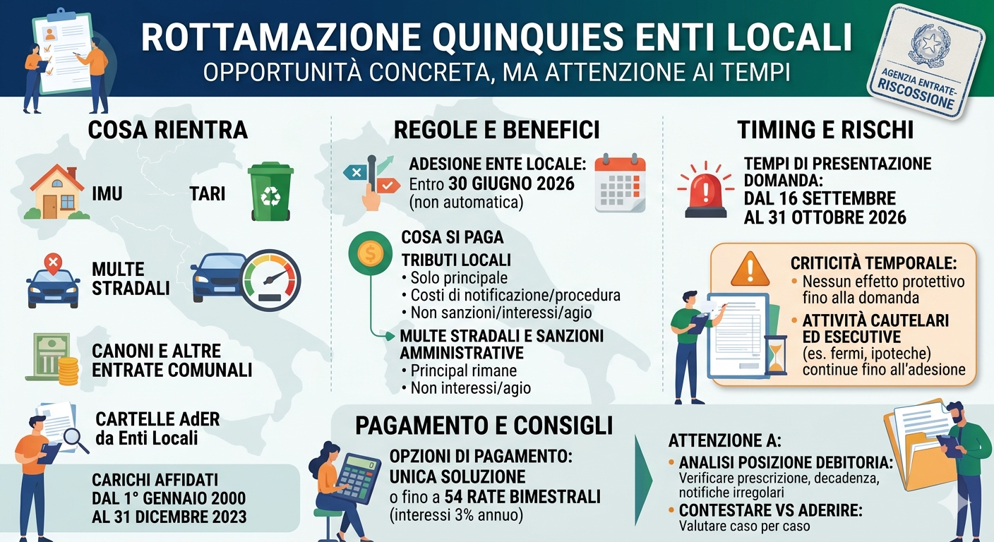 Rottamazione quinquies enti locali